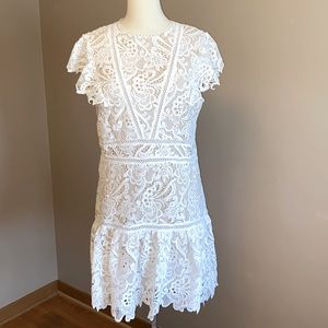 COPY - Express White Lace Dress- Beautiful!